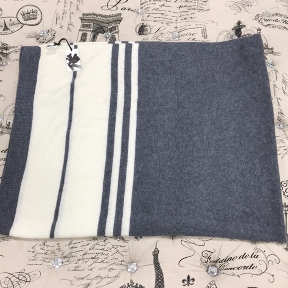 Halogen Stripe Cashmere Wrap - Picture 3 of 6